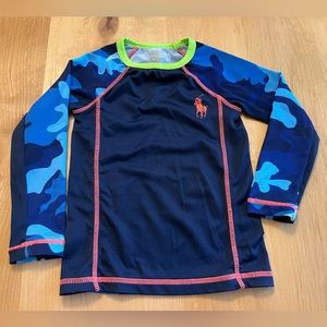 Boys Ralph Lauren long sleeve rash guard
